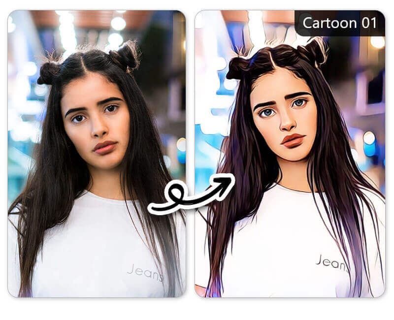 ai photo to cartoon